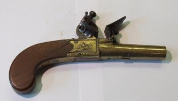 flintlock pocket pistol