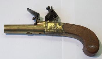 flintlock pocket pistol