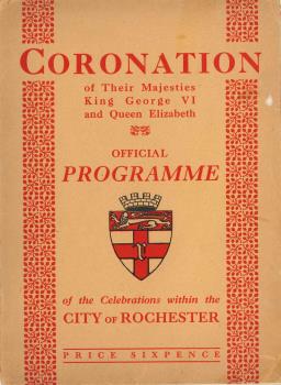coronation programme 1937