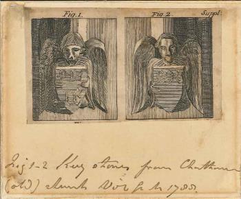 print of Chatham church interior detail