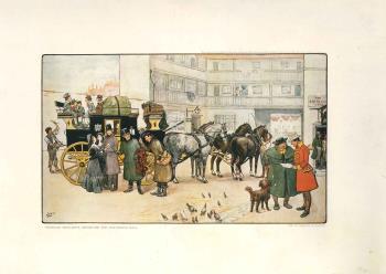 lithographic print, Nicholas Nickleby