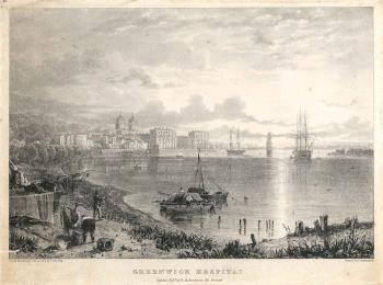 print of Greenwich Hospital