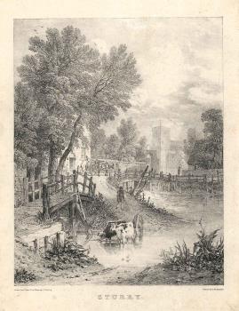 print of Sturry, near Canterbury