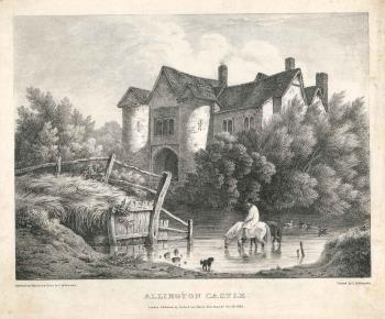 print of Allington castle