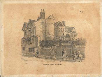 print of Eastgate House, Rochester