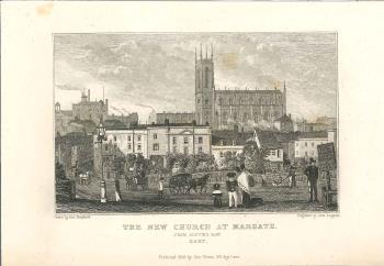 print of the new church at Margate