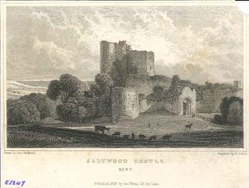 print of Saltwood castle