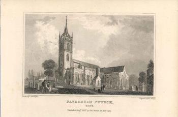 print of Faversham church