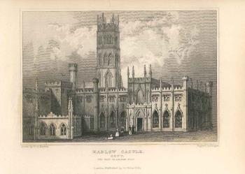 print of Hadlow castle