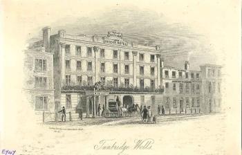 print of Tunbridge Wells Victoria hotel