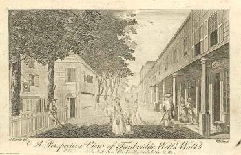 print of Tunbridge Wells, Pantiles