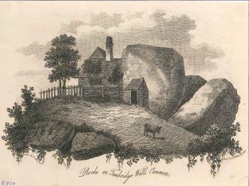 print of rocks on Tunbridge Wells Common