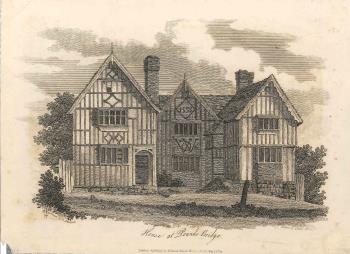 print of a house at Poundsbridge