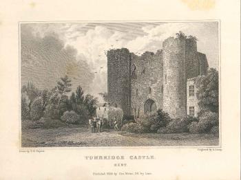 print of Tonbridge castle