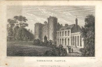 print of Tonbridge castle