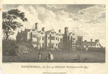 print of Somerhill House, Tonbridge