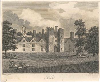 print of Knole House, near Sevenoaks