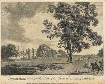 print of Knole House, near Sevenoaks