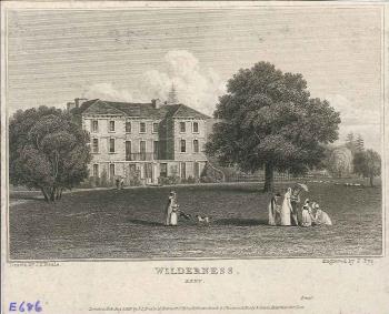 print of Wilderness House, nr Sevenoaks