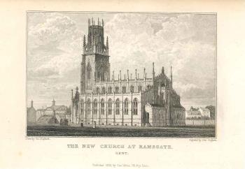 print of the new church at Ramsgate