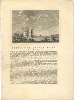 print of Rochester castle