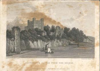 print of Rochester castle
