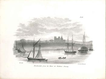 print of Rochester from Chatham