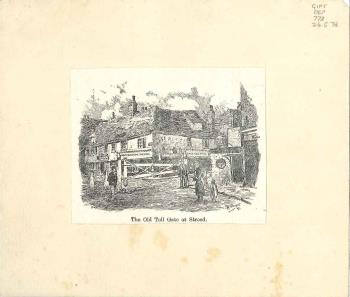 print of Strood tollgate