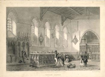 print of Cobham church