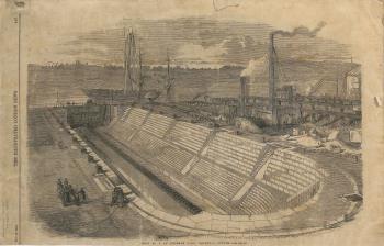 print of No.2 dock at Chatham