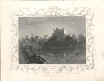 print of Rochester castle