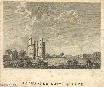 print of Rochester castle