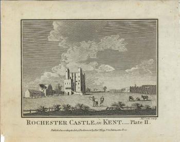 print of Rochester castle