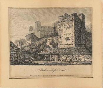 print of Rochester castle