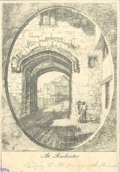 print of the Prior's Gate, Rochester