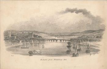 print of Rochester from Frindsbury