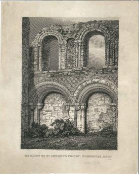 print of Rochester St Andrew's Priory
