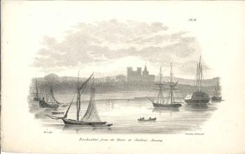 print of Rochester from Chatham
