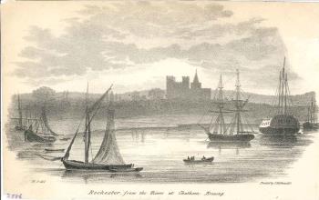 print of Rochester from Chatham
