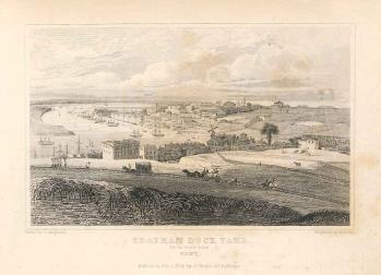print of Chatham Dockyard