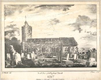 print of Gillingham Church