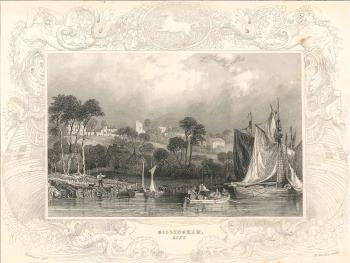 print of the Medway at Gillingham