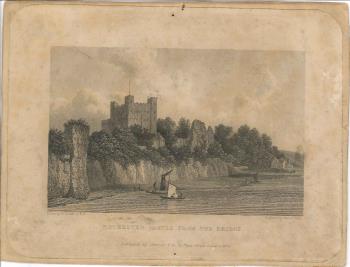 print of Rochester castle