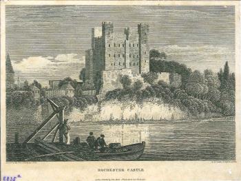 print of Rochester castle