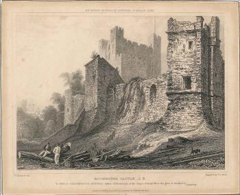 print of Rochester castle