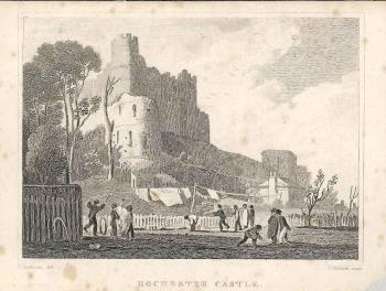 print of Rochester castle