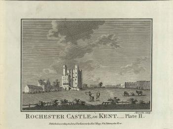 print of Rochester castle