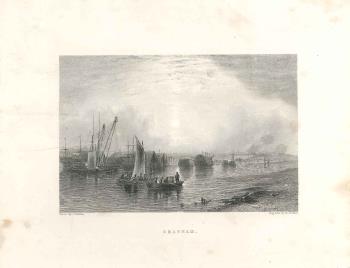 print of Chatham in circa 1837