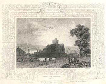 print of Wouldham church