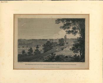 engraving of Rochester from the south